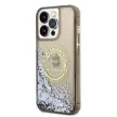 Karl Lagerfeld Liquid Glitter RSG iPhone 14 Pro Max 6,7" KLHCP14XLCRSGRK, hátlap, tok, fekete