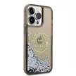 Karl Lagerfeld Liquid Glitter RSG iPhone 14 Pro Max 6,7" KLHCP14XLCRSGRK, hátlap, tok, fekete
