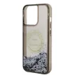 Karl Lagerfeld Liquid Glitter RSG iPhone 14 Pro Max 6,7" KLHCP14XLCRSGRK, hátlap, tok, fekete