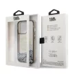 Karl Lagerfeld Liquid Glitter RSG iPhone 14 Pro Max 6,7" KLHCP14XLCRSGRK, hátlap, tok, fekete