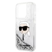 Karl Lagerfeld Liquid Glitter NFT Karl's Head iPhone 14 Pro Max 6,7" KLHCP14XLNKHCH, ezüst