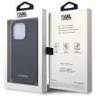 Karl Lagerfeld KLHCP14XSACKLKLHPK Saffiano Monogram Chain iPhone 14 Pro Max 6.7", hátlap, tok, fekete