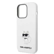 Karl Lagerfeld iPhone 14 Pro Max Silicone Choupette (KLHCP14XSNCHBCH) hátlap, tok, fehér