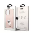 Karl Lagerfeld Liquid Silicone Choupette NFT Case iPhone 14 Pro Max (KLHCP14XSNCHBCP) hátlap, tok, rózsaszín