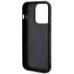 Karl Lagerfeld iPhone 15 Pro 3D Rubber Glitter Logo (KLHCP15L3DMBKCK) hátlap, tok, fekete