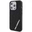 Karl Lagerfeld iPhone 15 Pro 3D Rubber Multi Logo (KLHCP15L3DMKRLK) hátlap, tok, fekete