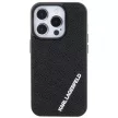 Karl Lagerfeld iPhone 15 Pro 3D Rubber Multi Logo (KLHCP15L3DMKRLK) hátlap, tok, fekete