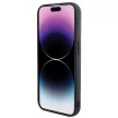 Karl Lagerfeld iPhone 15 Pro 3D Rubber Multi Logo (KLHCP15L3DMKRLK) hátlap, tok, fekete