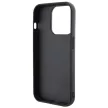 Karl Lagerfeld iPhone 15 Pro 3D Rubber Multi Logo (KLHCP15L3DMKRLK) hátlap, tok, fekete