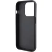 Karl Lagerfeld iPhone 15 Pro Fixed Glitter Choupette Logo Metal Pin (KLHCP15LGCNPSG) hátlap, tok, ezüst