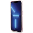 Karl Lagerfeld iPhone 15 Pro Monogram Choupette (KLHCP15LHNCMKLP) hátlap, tok, rózsaszín