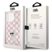 Karl Lagerfeld iPhone 15 Pro Monogram Choupette (KLHCP15LHNCMKLP) hátlap, tok, rózsaszín