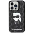 Karl Lagerfeld KLHCP15LHNKMKLK Ikonik Monogram iPhone 15 PRO tok, fekete