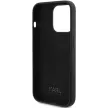 Karl Lagerfeld KLHCP15LSKSBMCK Silicone Karl Script Logo iPhone 15 Pro tok, fekete