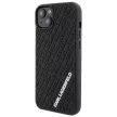 Karl Lagerfeld KLHCP15M3DMKRLK 3D Rubber Glitter Logo iPhone 14 Plus/15 Plus 6.7", hátlap, tok, fekete
