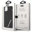 Karl Lagerfeld KLHCP15M3DMKRLK 3D Rubber Glitter Logo iPhone 14 Plus/15 Plus 6.7", hátlap, tok, fekete
