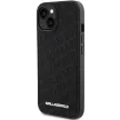 Karl Lagerfeld KLHCP15MPQKPMK Quilted K Pattern iPhone 14 Plus/15 Plus 6.7", hátlap, tok, fekete