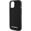 Karl Lagerfeld KLHCP15MPQKPMK Quilted K Pattern iPhone 14 Plus/15 Plus 6.7", hátlap, tok, fekete