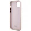 Karl Lagerfeld KLHCP15MSMHCNPP Silicone Choupette Metal Pin iPhone 14 Plus/15 Plus 6.7" tok, rózsaszín