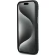 Karl Lagerfeld KLHCP15MSMHKNPK Silicone Ikonik Metal Pin iPhone 14 Plus/15 Plus 6.7" tok, fekete