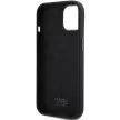 Karl Lagerfeld KLHCP15MSMHKNPK Silicone Ikonik Metal Pin iPhone 14 Plus/15 Plus 6.7" tok, fekete