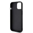 Karl Lagerfeld KLHCP15S3DMBKCK 3D Rubber Glitter Logo iPhone 15 6.1", hátlap, tok, fekete