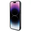 Karl Lagerfeld KLHCP15S3DMKRLK 3D Rubber Glitter Logo iPhone 15 6.1", hátlap, tok, fekete