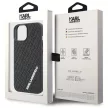 Karl Lagerfeld KLHCP15S3DMKRLK 3D Rubber Glitter Logo iPhone 15 6.1", hátlap, tok, fekete