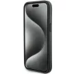 Karl Lagerfeld KLHCP15SGSACHPK Gripstand Saffiano Choupette Pins iPhone 15 6.1", hátlap, tok, fekete