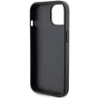 Karl Lagerfeld KLHCP15SGSACHPK Gripstand Saffiano Choupette Pins iPhone 15 6.1", hátlap, tok, fekete