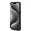 Karl Lagerfeld PU Quilted Pattern Case iPhone 15 (KLHCP15SPQKPMK) hátlap, tok, fekete