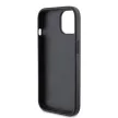 Karl Lagerfeld PU Quilted Pattern Case iPhone 15 (KLHCP15SPQKPMK) hátlap, tok, fekete
