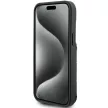 Karl Lagerfeld KLHCP15SSAKKNSCK Cardslots and Stand Monogram Ikonik Patch iPhone 15 6.1", hátlap, tok, fekete