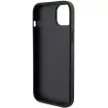 Karl Lagerfeld KLHCP15SSAPKCNPK Saffiano Cardslot Karl&Choupette Metal Pin iPhone 15 6.1" hátlap, tok, fekete