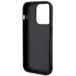 Karl Lagerfeld iPhone 15 Pro Max 3D Rubber Glitter Logo (KLHCP15X3DMBKCK) hátlap, tok, fekete