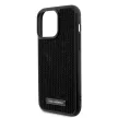 Karl Lagerfeld Rhinestone Plate Metal Logo Case iPhone 15 Pro Max (KLHCP15XHDSPLK) hátlap, tok, fekete