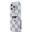 Karl Lagerfeld iPhone 15 Pro Max IML Electroplated Choupette Head KLHCP15XHKLPCHT hátlap, tok, átlátszó