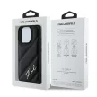 Karl Lagerfeld Quilted Signature KLHCP16LPQDSMGK iPhone 16 Pro 6.3" hátlap, tok, fekete