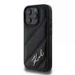 Karl Lagerfeld KLHCP16XPQDSMGK Quilted Signature iPhone 16 Pro Max 6.9" hátlap, tok, fekete