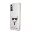 Karl Lagerfeld Samsung Galaxy S21 Plus Karl's Head (KLHCS21MKTR) hátlap, tok átlátszó