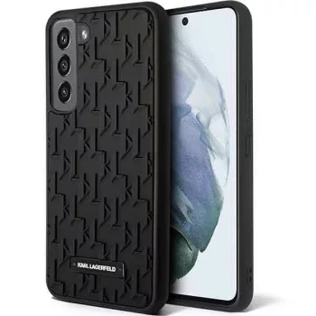   Karl Lagerfeld Samsung Galaxy S23 3D Monogram (KLHCS23SRUPKLPK) hátlap, tok, fekete