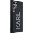 Karl Lagerfeld KLHCS24L3DMBKCK 3D Rubber Glitter Logo Samsung Galaxy S24 Ultra , hátlap, tok, fekete