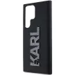 Karl Lagerfeld KLHCS24L3DMBKCK 3D Rubber Glitter Logo Samsung Galaxy S24 Ultra , hátlap, tok, fekete
