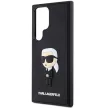 Karl Lagerfeld KLHCS24L3DRKINK 3D GUMI IKONIK NFT Samsung Galaxy S24 Ultra tok, fekete