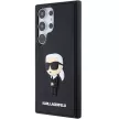 Karl Lagerfeld KLHCS24L3DRKINK 3D GUMI IKONIK NFT Samsung Galaxy S24 Ultra tok, fekete