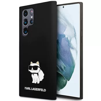   Karl Lagerfeld Samsung Galaxy Samsung Galaxy S24 Ultra KLHCS24LSNCHBCK, Silicone Choupette tok, fekete
