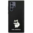 Karl Lagerfeld Samsung Galaxy Samsung Galaxy S24 Ultra KLHCS24LSNCHBCK, Silicone Choupette tok, fekete