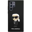 Karl Lagerfeld Samsung Galaxy S24 Ultra Silicone Ikonik (KLHCS24LSNIKBCK) hátlap, tok, fekete