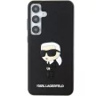 Karl Lagerfeld KLHCS24M3DRKINK Samsung Galaxy S24 Plus (3D GUMI IKONIK NFT) tok, fekete