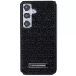Karl Lagerfeld Samsung Galaxy Samsung Galaxy S24 Plus KLHCS24MHDSPRK, Rhinestone Metal Logo tok, fekete